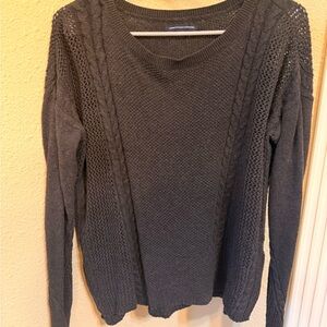 American Eagle Outfitters Navy Knit Sweater